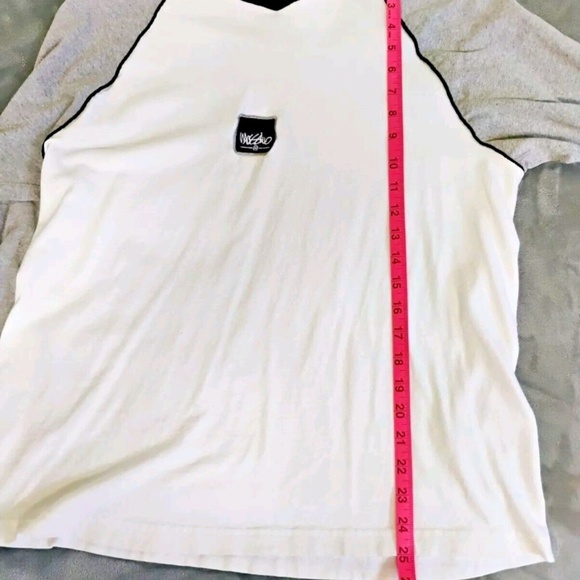 Vintage Mossimo Logo Graphic Long Sleeve T-Shirt Surfer Skater y2k 90s Grunge - Picture 8 of 10